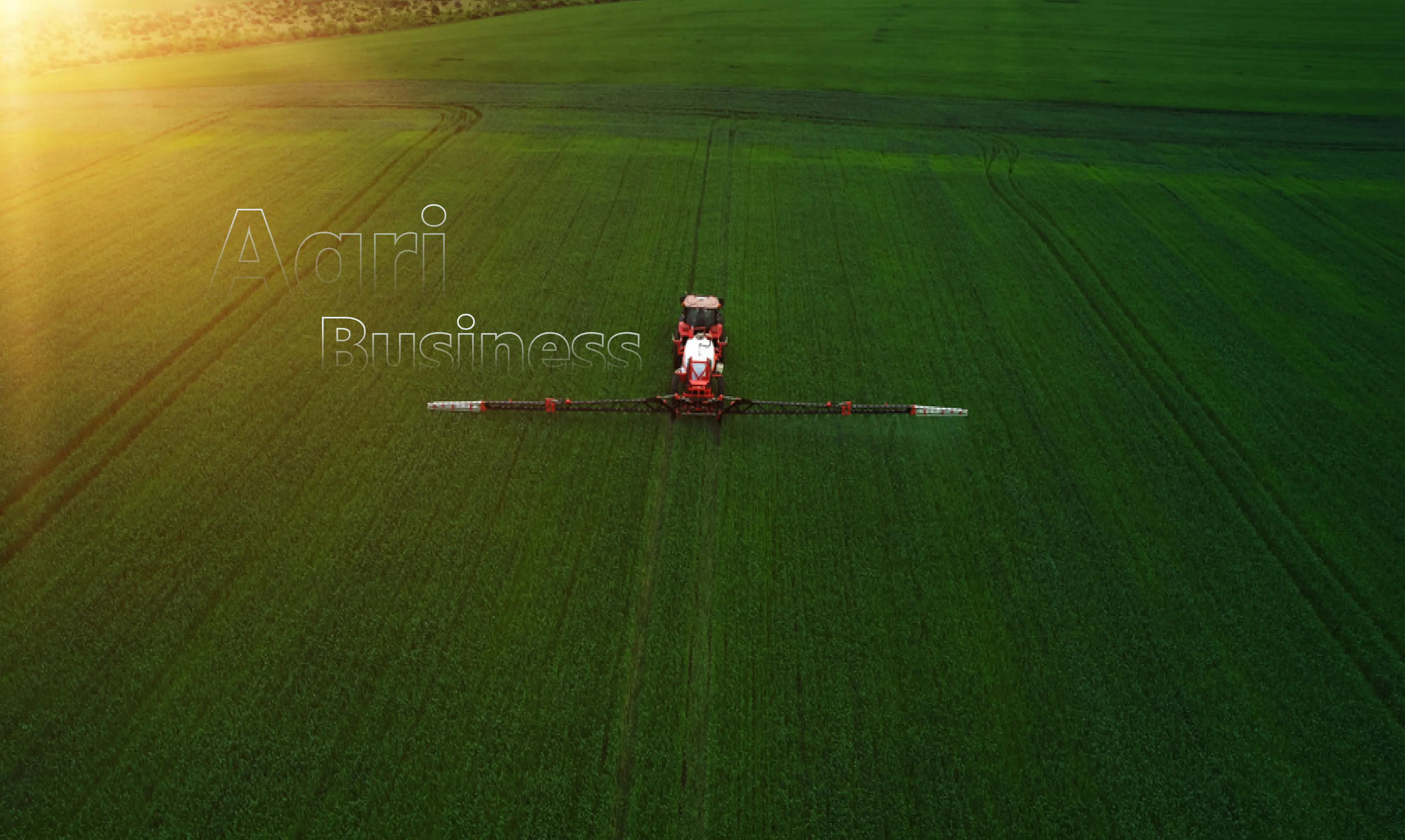 Farming Field with Sprinklers